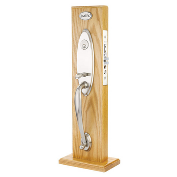 Emtek 3302 Memphis Mortise Entrance Handleset